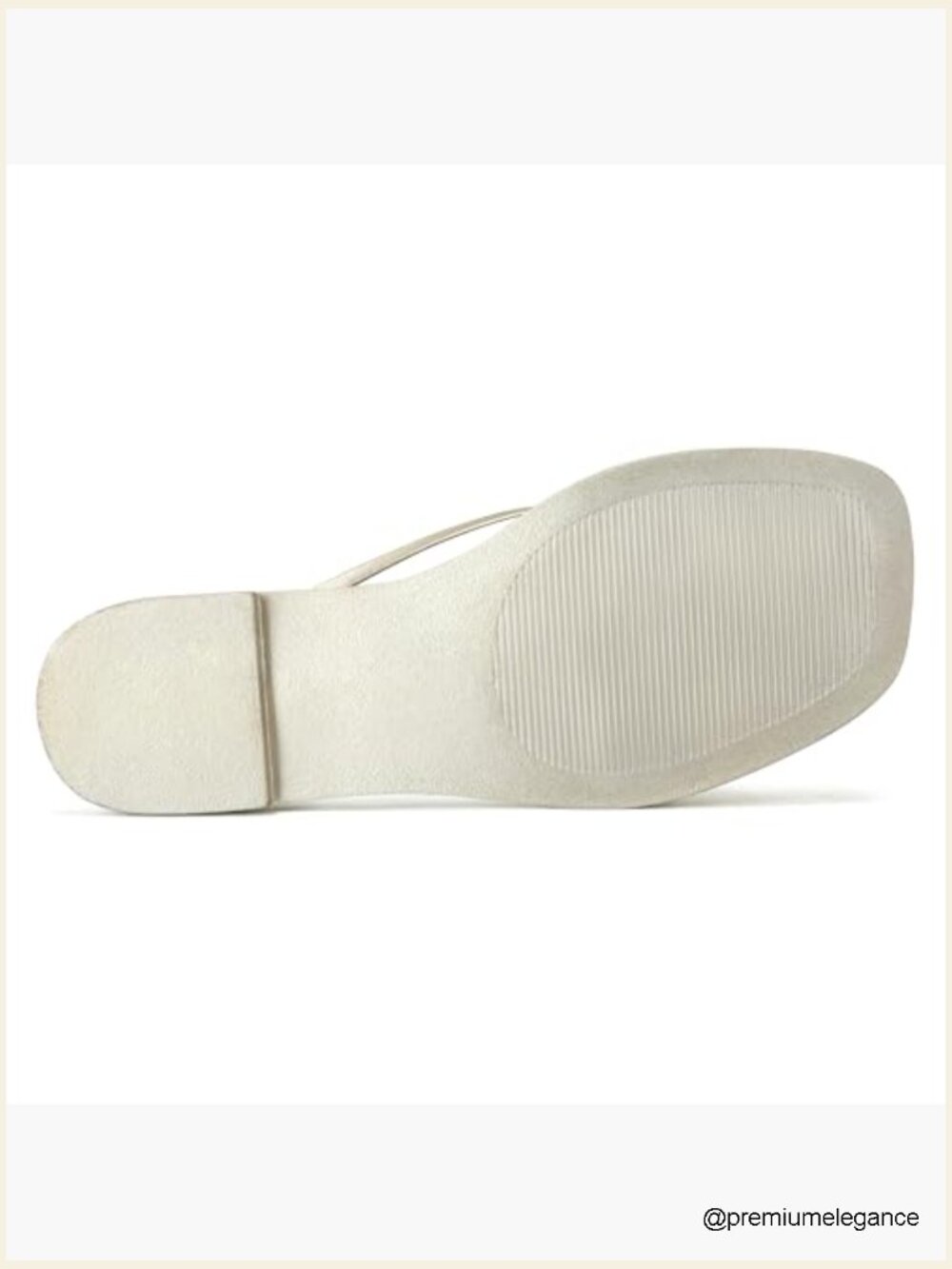 Square Toe Strappy Ankle Strap Flat Sandals - Picture 7 of 7